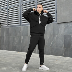 Фото - Повседневный зимний костюм Pobedov Space черного цвета - Men box