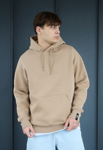 Фото - Світло-коричневе худі Staff light brown basic oversize fleece - Men box