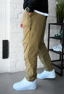 Фото - Зимние штаны оливкового цвета Staff do olive fleece - Men box