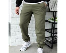 Фото - Мужские спортивки на флисе Staff lu khaki fleece - Men box