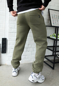 Фото - Чоловічі спортивки на флісі Staff lu khaki fleece - Men box
