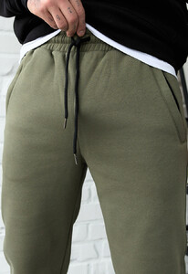 Фото - Чоловічі спортивки на флісі Staff lu khaki fleece - Men box