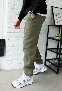 Фото - Чоловічі спортивки на флісі Staff lu khaki fleece - Men box