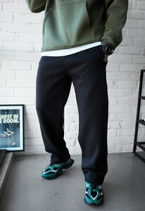 Фото - Базовые зимние спортивки Staff jog black fleece - Men box