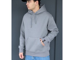 Фото - Тепле сіре худі Staff grey basic oversize fleece - Men box