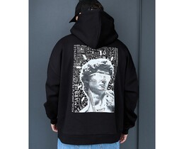 Фото - Тепле оверсайз худі Staff logo art oversize fleece - Men box