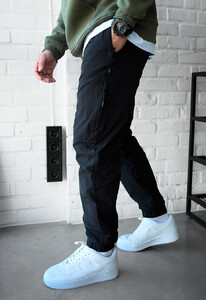 Фото - Утепленные мужские штаны Staff te black fleece - Men box