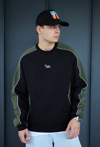 Фото - Теплый свитшот Staff khaki & black logo reflective fleece - Men box