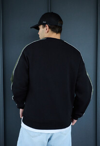 Фото - Теплый свитшот Staff khaki & black logo reflective fleece - Men box
