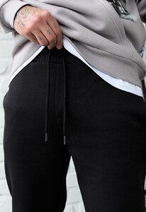 Фото - Повседневные штаны на зиму Staff rx black fleece - Men box