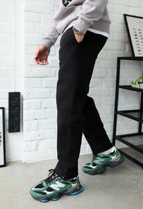 Фото - Повседневные штаны на зиму Staff rx black fleece - Men box