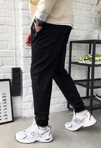 Фото - Базовые штаны черного цвета Staff day black basic - Men box