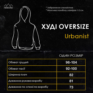 Фото - Утеплене худі Pobedov Urbanist темно-сірого кольору - Men box