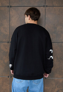 Фото - Молодежный свитшот Staff logo & butterfly oversize - Men box