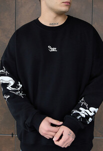 Фото - Молодежный свитшот Staff logo & butterfly oversize - Men box