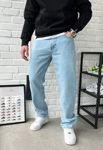 Фото - Повсякденні чоловічі джинси Staff 13 light blue baggy - Men box