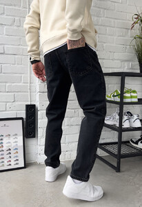 Фото - Повседневные черные джинсы Staff 14 black regular - Men box