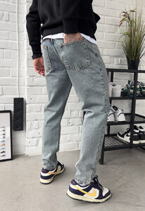 Фото - Базові джинси для чоловіків Staff 14 gray blue regular - Men box