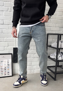 Фото - Базові джинси для чоловіків Staff 14 gray blue regular - Men box