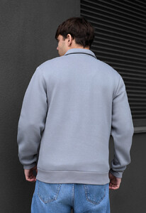 Фото - Теплый свитшот Staff rm gray oversize fleece - Men box