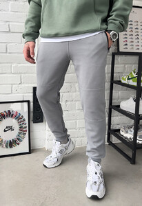 Фото - Світло-сірі спортивні штани Staff te light gray - Men box