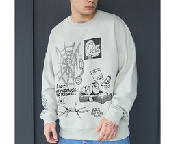 Фото - Молодежный оверсайз свитшот Staff no regrets oversize - Men box
