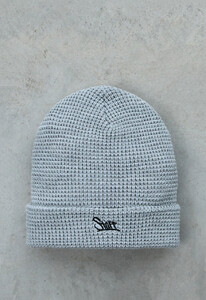 Фото - Светло-серая мужская шапка Staff 17 light gray logo - Men box