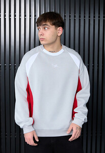 Фото - Теплый оверсайз свитшот Staff ba logo oversize fleece - Men box