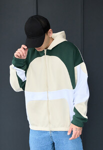 Фото - Утеплене унісекс худі Staff mix zip oversize fleece - Men box