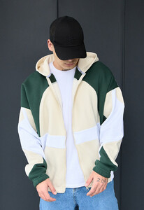 Фото - Утеплене унісекс худі Staff mix zip oversize fleece - Men box