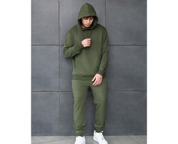 Фото - Однотонный спортивный костюм Staff vit khaki basic - Men box