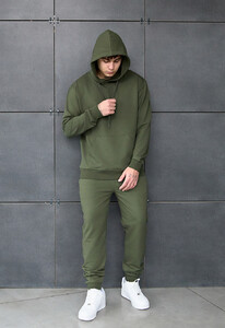 Фото - Однотонный спортивный костюм Staff vit khaki basic - Men box