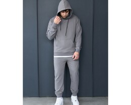 Фото - Базовий спортивний костюм Staff vit gray basic - Men box