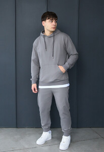Фото - Базовый спортивный костюм Staff vit gray basic - Men box