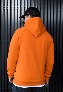 Фото - Яскраве молодіжне худі Staff orange logo reglan - Men box