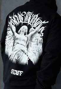 Фото - Оверсайз худі з принтом на спині Staff art & logo oversize - Men box