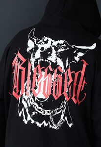 Фото - Чорне молодіжне оверсайз худі Staff blessed oversize - Men box
