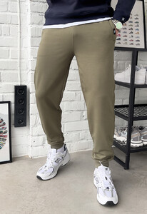 Фото - Спортивні штани кольору хакі Staff tur khaki - Men box