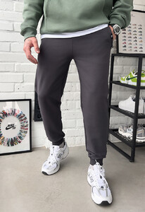 Фото - Чоловічі темно-сірі спортивки Staff tur dark gray - Men box