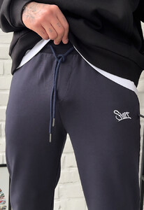 Фото - Спортивні штани на кожен день Staff go logo navy2 - Men box