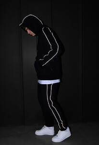 Фото - Спортивний оверсайз костюм Staff kant black oversize - Men box