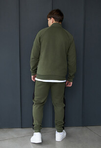Фото - Мужской спортивный костюм Staff qix khaki & black - Men box