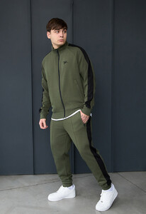 Фото - Мужской спортивный костюм Staff qix khaki & black - Men box