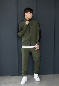 Фото - Мужской спортивный костюм Staff qix khaki & black - Men box