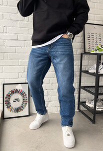 Фото - Універсальні чоловічі джинси Staff 9 blue baggy - Men box