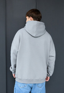 Фото - Базове худі сірого кольору Staff gray oversize - Men box