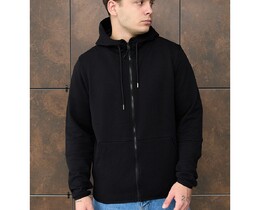Фото - Універсальна чорна толстовка Staff basic zip black - Men box