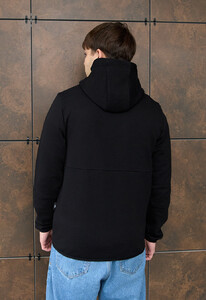 Фото - Універсальна чорна толстовка Staff basic zip black - Men box