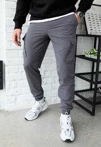Фото - Серые штаны карго Staff cargo edd gray - Men box