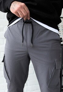 Фото - Серые штаны карго Staff cargo edd gray - Men box